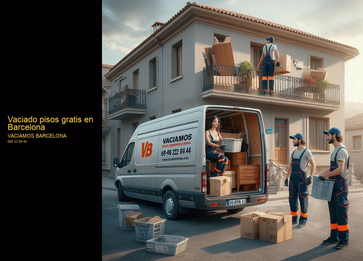 Vaciado pisos gratis en Barcelona