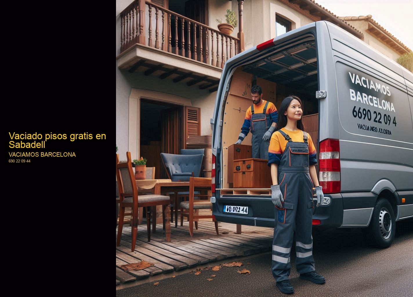 Vaciado pisos gratis en Sabadell