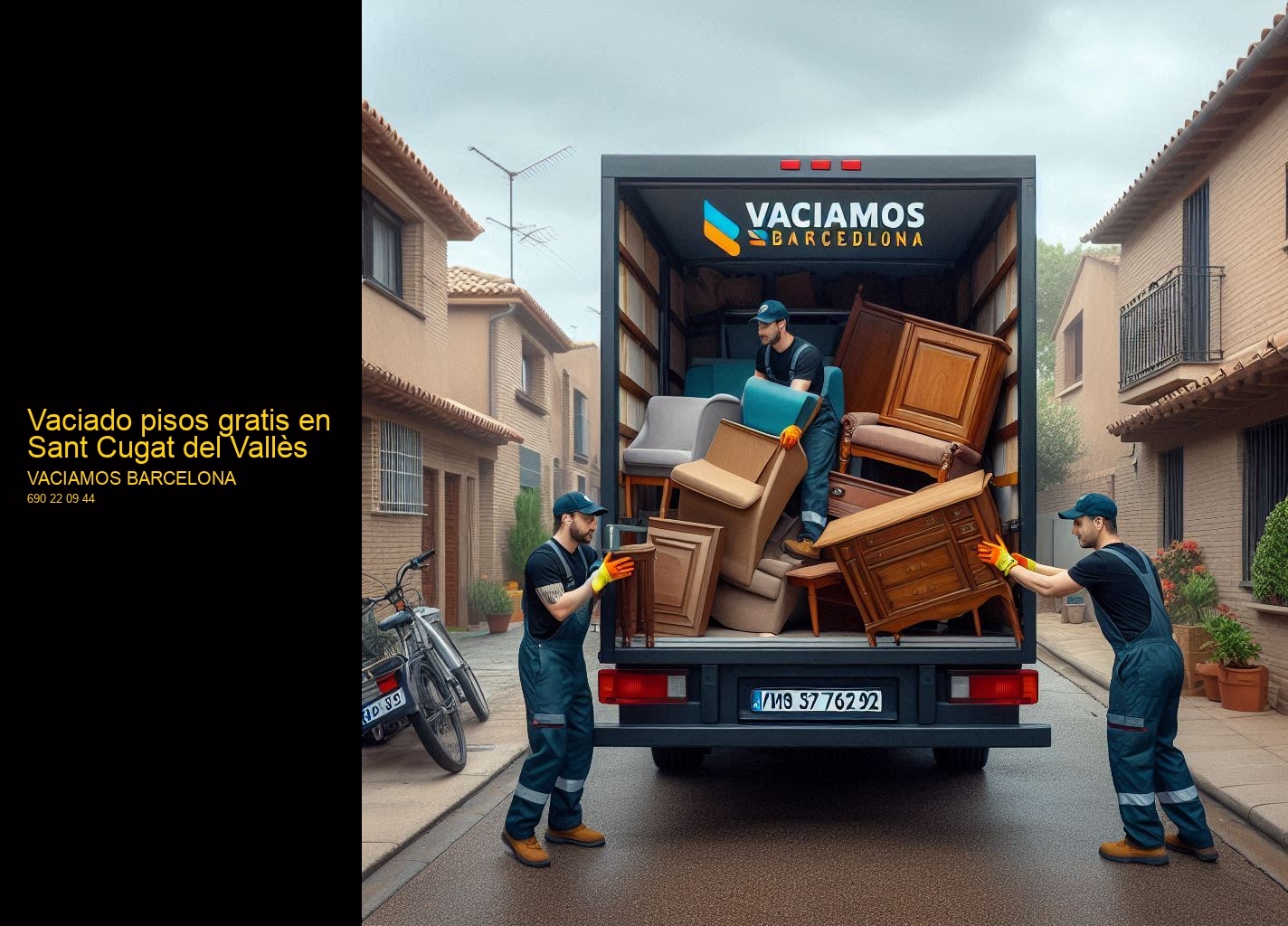 Servicio de mudanzas y vaciado de muebles